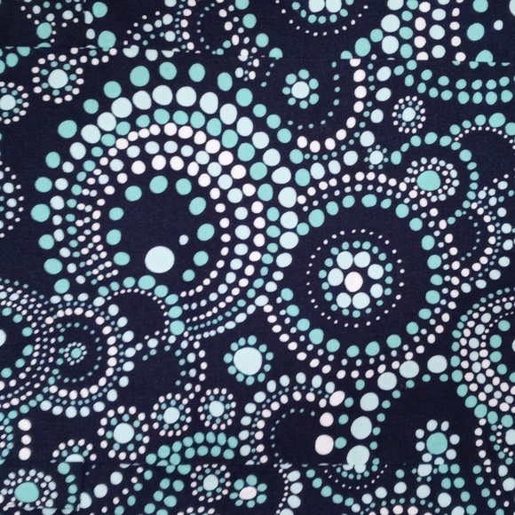 🎊HTF Vineyard Vines🎊 - Blue/White Confetti Dots Circles Stretch Sheath Dress - Picture 5 of 16